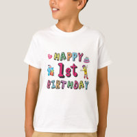 Happy 1st Birthday for 1 year old Kids B-day wish