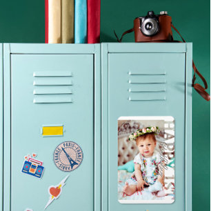Happy 1st Birthday Photo keepsake Magnet
