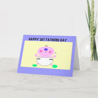 , Happy 1st Fathers Day Card