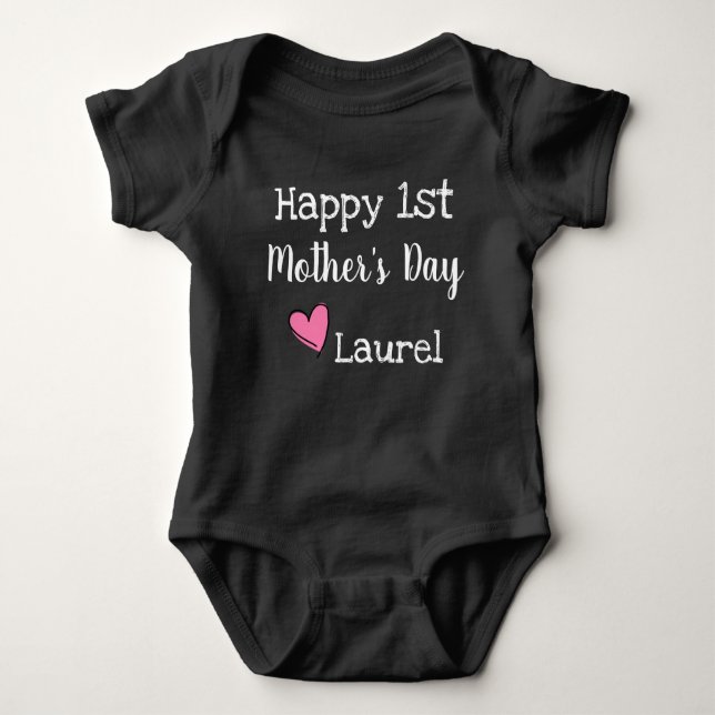Happy 1st Mothers Day Shirt (Front)