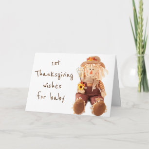 HAPPY **1st THANKSGIVING** TO YOU Holiday Card