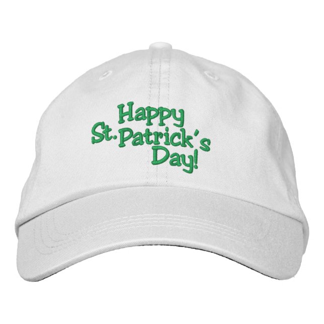 HAPPY 2017 St. Patrick's Day HAT (Front)