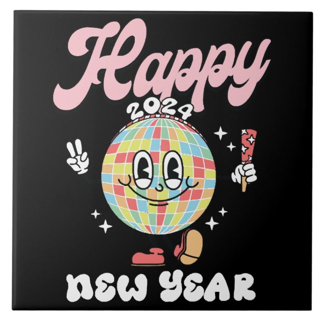 Happy 2024 tile (Front)