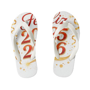 "Happy 2025-2026" Flip Flops   C