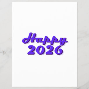 Happy 2026 flyer