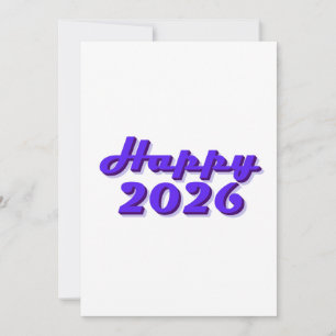 Happy 2026 holiday card