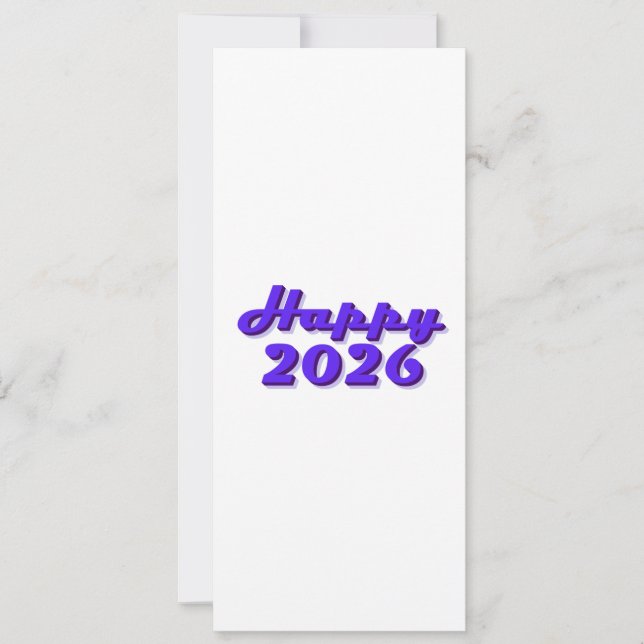 Happy 2026 invitation (Front)