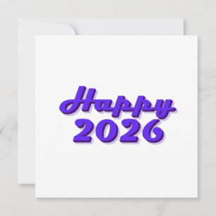 Happy 2026 invitation
