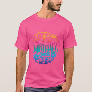 Happy 20th Anniversary Cruise Wedding Anniversary T-Shirt