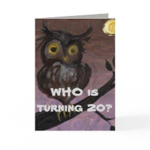 Happy 20th Birthday Card