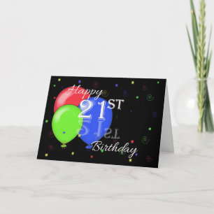 Happy 21st Birthday Card