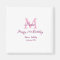 Happy 21st Birthday pink add name monogram modern