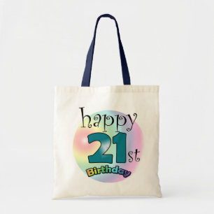 Happy 21th Birthday Tote Bag