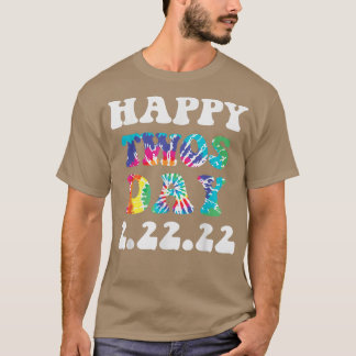 Happy 22222 Twosday Tuesday February 22nd 2022 Tie T-Shirt