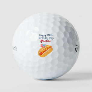 Happy 250th Birthday America! 1776 - 2026 Playful Golf Balls