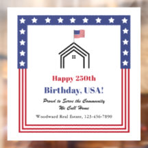 Happy 250th Birthday, USA! Real Estate Marketing