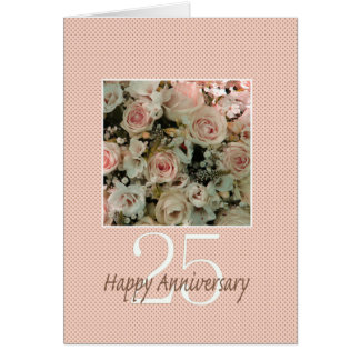 Happy 25th Anniversary roses