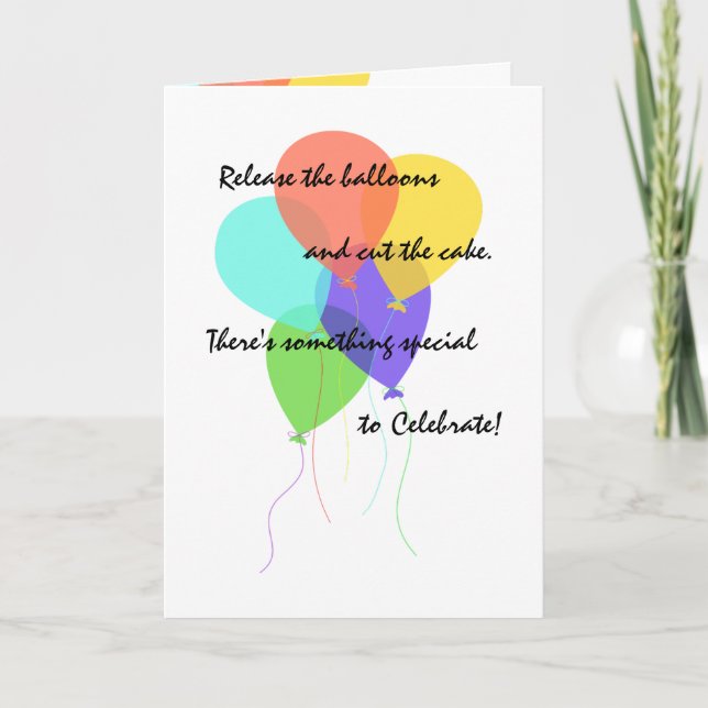 Happy 25th or ANY YEAR Anniversary Greeting Card (Front)