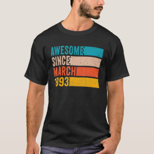 Happy 29Th Birthday 29 Year Old Awesome Since Marc T-Shirt