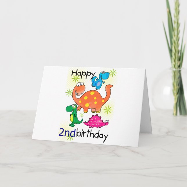 HAPPY ***2nd***  BIRTHDAY Card (Front)