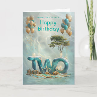 Happy 2nd Birthday Card