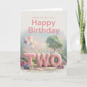 Happy 2nd Birthday Card