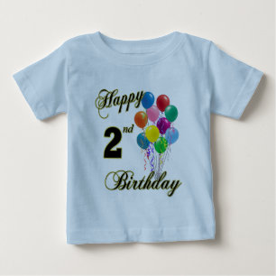 Happy 2nd Birthday Shirts and Birthday Apparel