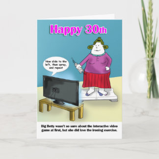 Happy 30th Birthday Card