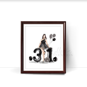 happy 31st birthday, poster