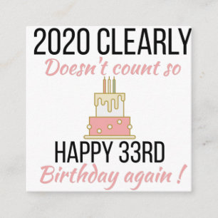 Happy 34th Birthday, Funny 34th birthday card