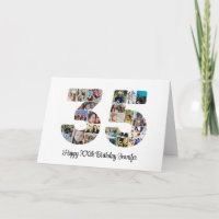 Happy 35th Birthday Number 35 Custom Photo Collage