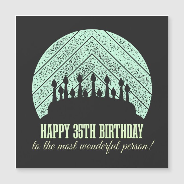 Happy 35th birthday to the most wonderful person (Front)