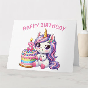 Happy 3rd Birthday Card