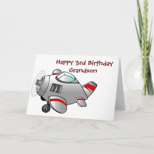 **HAPPY 3rd  BIRTHDAY TO OUR GRANDSON** Card