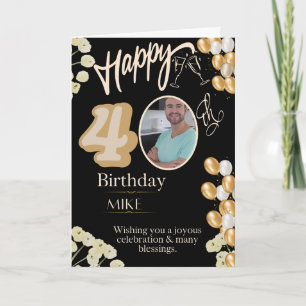 Happy 40th Birthday Card
