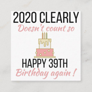Happy 40th Birthday, Funny 40th birthday card