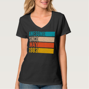 Happy 40th Birthday Party 40 Year Old Awesome Sinc T-Shirt