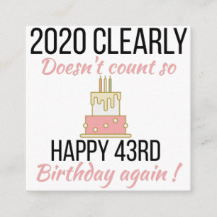 Happy 44th Birthday, Funny 44th birthday card