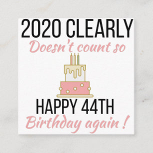 Happy 45th Birthday, Funny 45th birthday card