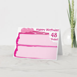 Happy 48th Birthday Card