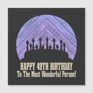 Happy 49th Birthday wishing saying quote