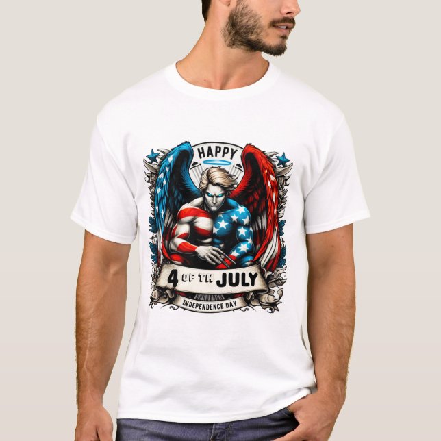 Happy 4 JULY T-shirt  (Front)