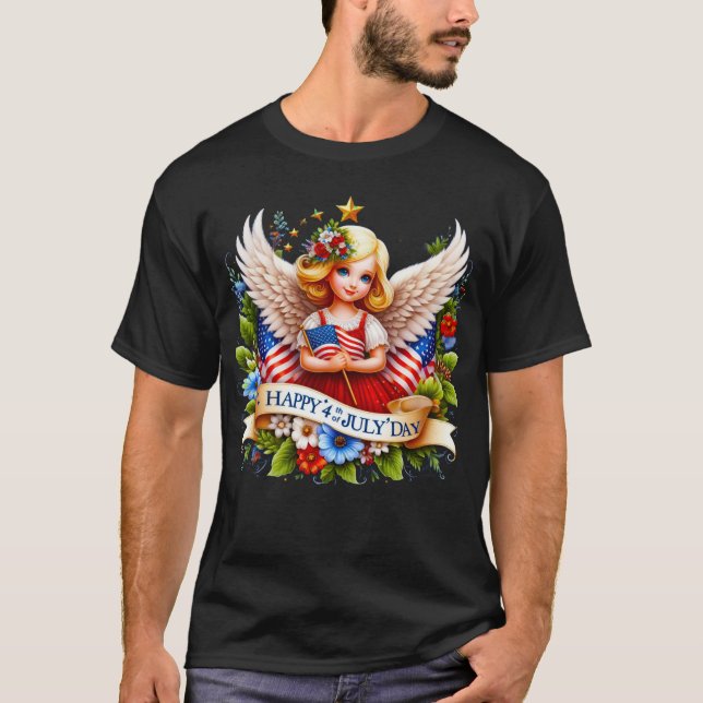 Happy 4 JULY T-shirt  (Front)