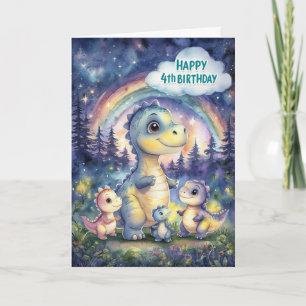 Happy 4th Birthday Card