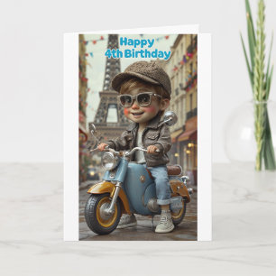 Happy 4th Birthday Card