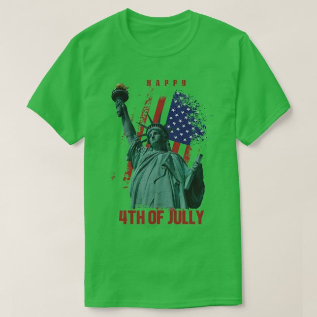 Happy 4th July (5) T-Shirt (Design Front)