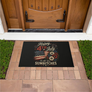 Happy 4th July Doormat