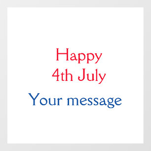 Happy 4th July independence day add name text