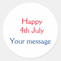 Happy 4th July independence day add name text