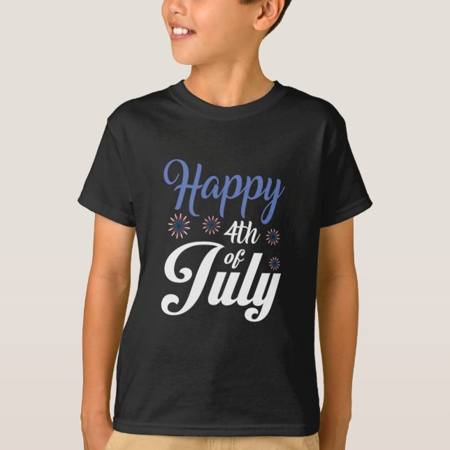 Happy 4th July T-Shirt (Front)